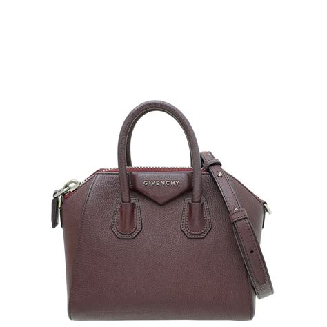 givenchy antigona clutch burgundy|givenchy antigona mini.